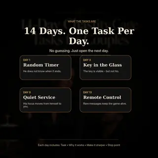 Chastity Cage 14 Day Tasks for Couples PDF, Keyholder Game for Beginners, femdom guide image 3