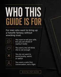 Hotwife Fantasy Talk Guide for Men, How to Tell Your Wife, First Talk Script image 2