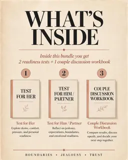 Hotwife Starter Kit for Couples, Readiness Test Workbook PDF, Beginner Guide, Rules, Boundaries, Jealousy image 4