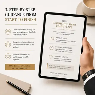 How to ask wife for cuckold, first conversation script checklist , pdf Guide For Men image 5