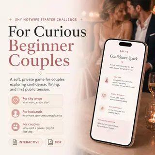 Shy Hotwife Starter Challenge, 14 Day Interactive Guide for Couples, Beginner Hotwife, PDF Workbook image 5