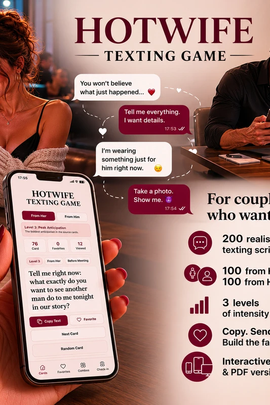 200 Hotwife Texts for Couples — original digital product cover
