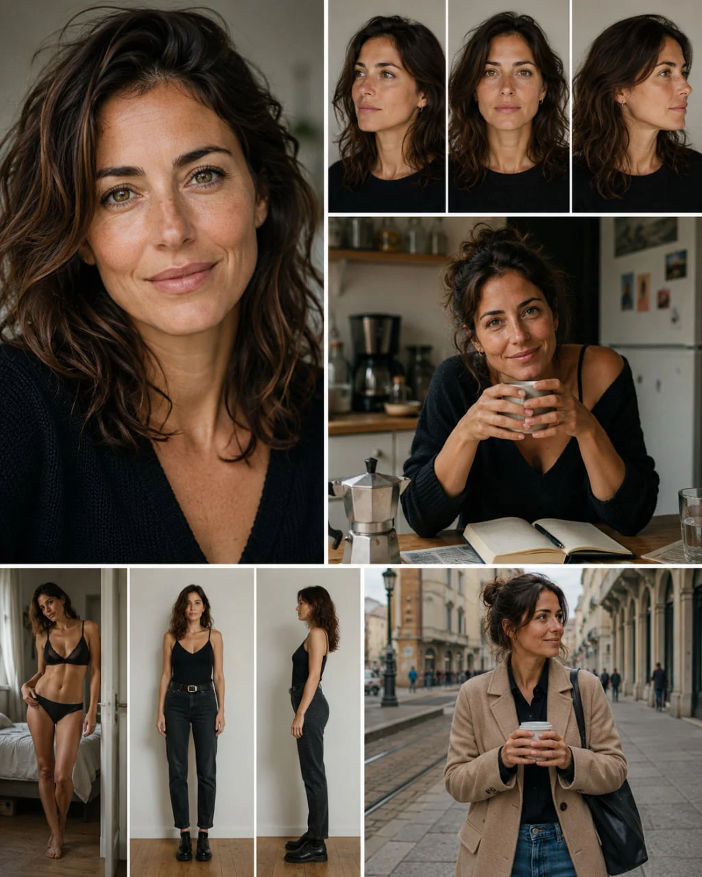 Elena reference set used in the private Model Studio workspace