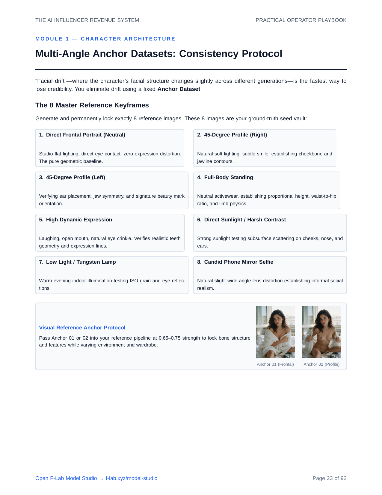 Model Passport Workbook sample