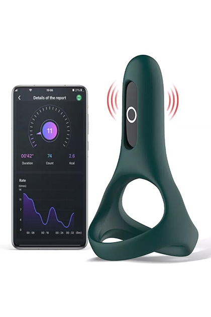 MAGIC MOTION - RISE SMART WEARABLE COCKRING GREEN