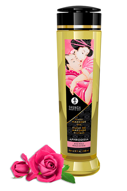 Shunga Massage Oil Aphrodisia - Rosas