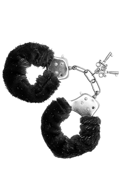 Furry Cuffs Black