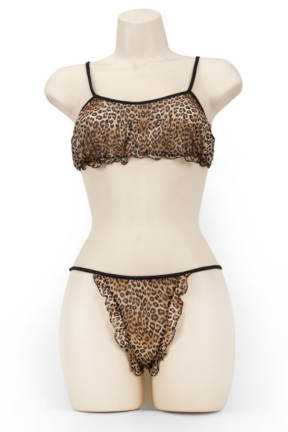 CROPPED CAMI/THONG     JAGUAR