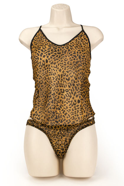 CAMI/THONG SET GLD L